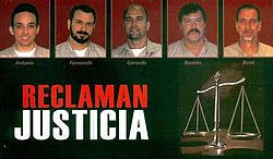 Critican desequilibrio jurídico contra cinco cubanos presos en EE.UU.